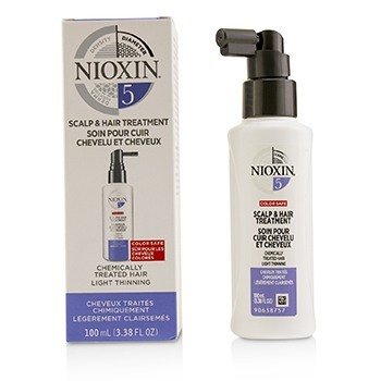 Nioxin 3D Care System 5 Scalp & Hair Treatment (Chemically Treated Hair, Light Thinning, Color Safe)