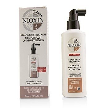 Nioxin 3D Care System 3 Scalp & Hair Treatment (Colored Hair, Light Thinning, Color Safe)
