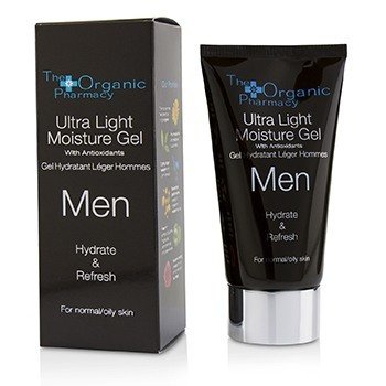 Gel hidratante ultraligero para hombre - Hidrata y refresca - Para pieles normales y grasas