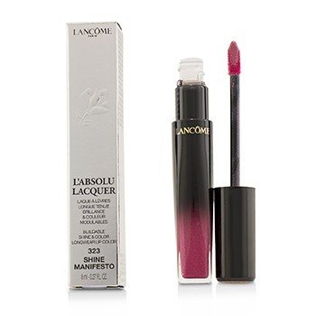 Lancome LAbsolu Lacquer Buildable Shine & Color Longwear Lip Color - # 323 Shine Manifesto