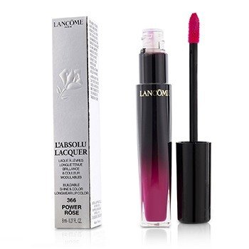 L'Absolu Lacquer Buildable Shine & Color Color de labios de larga duración - # 366 Power Rose