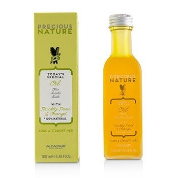 Aceite especial de hoy de Precious Nature con higo chumbo y naranja (pelo largo y liso)