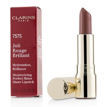 Clarins Joli Rouge Brillant (Pintalabios Hidratante Perfecto Brillo Puro) - # 757S Nude Brick