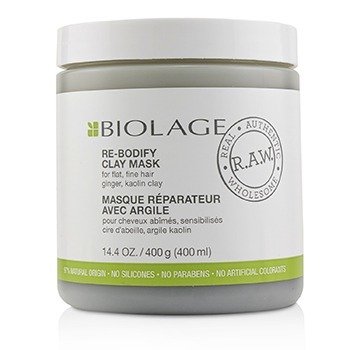 Biolage R.A.W. Mascarilla de Arcilla Dador de Cuerpo (Para Cabello Plano, Fino)