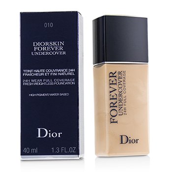 Christian Dior Diorskin Forever Undercover Base con Base de Agua Cobertura Completa Uso de 24H - # 010 Ivory