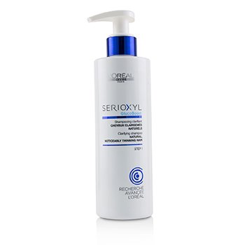 Professionnel Serioxyl GlucoBoost Champú Aclarante (Cabello Natural, Notablemente Adelgazante)