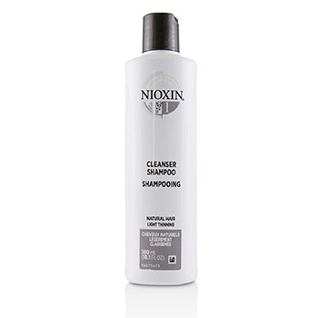 Nioxin Derma Purifying System 1 Cleanser Champú (Cabello Natural, Adelgazamiento Ligero)