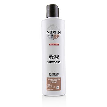 Nioxin Derma Purifying System 3 Cleanser Champú (Cabello Tinturado, Adelgazamiento Ligero, Seguro para Color)
