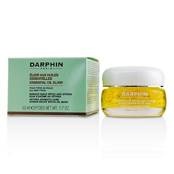 Darphin Essential Oil Elixir Vetiver Aromatic Care Mascarilla Aceite Desintoxicante Alivio de Estrés