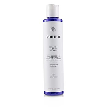 Philip B Icelandic Blonde Champú (Corrector de Tono Iluminante Elimina Colore Metálicos - Cabello Rubio, Gris, Plata)