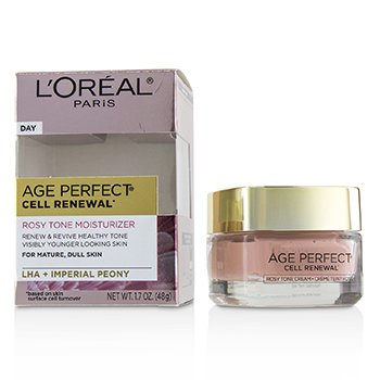 Age Perfect Cell Renewal Rosy Tone Hidratante - Para Piel Madura, Opaca