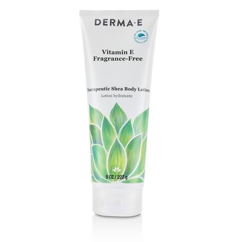 Derma E Vitamin E Loción Corporal de Karité Terapéutica Sin Fragancia