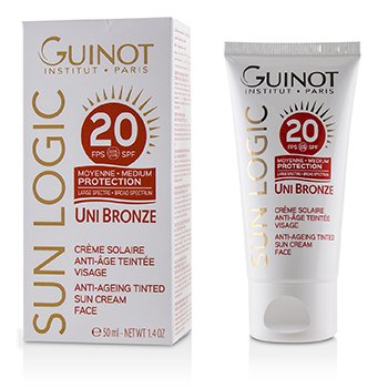 Guinot Sun Logic Uni Bronze Crema Solar Anti-Envejecimiento Para Rostro SPF 20