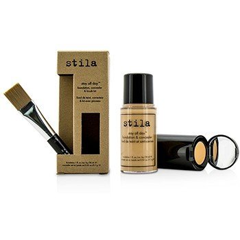 Kit Stay All Day Base, Corrector & Brocha - # 7 Buff