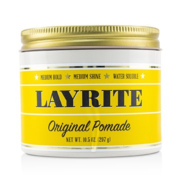 Layrite Pomada Original (Agarre Medio, Brillo Medio, Soluble en Agua)