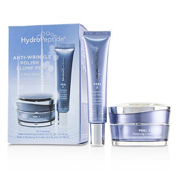 Anti-Wrinkle Polish & Plump Peel: Cristales Pulidores Anti-Arrugas 15ml/0.5oz + Activador Llenador Anti-Arrugas 15ml/0.5oz