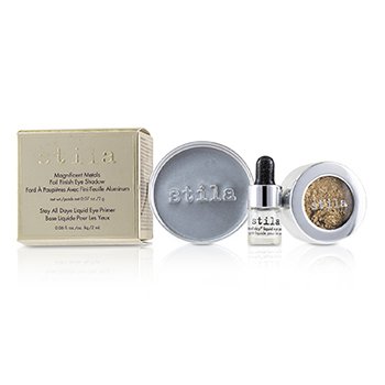 Stila Magnificent Metals Foil Finish Sombra de Ojos Con Mini Primer de Ojos Líquido Stay All Day - Gilded Gold