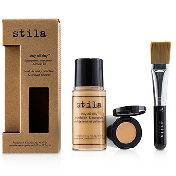 Stila Kit Stay All Day Base, Corrector & Brocha - Tono # 6 2pcs México Stila Kit Stay All Day Base, Corrector & Brocha - Tono # 6 2pcs México