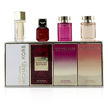 Miniature Coffret: Sexy Amber Eau De Parfum + Sexy Ruby Eau De Parfum + Wonderlust Essence Eau De Parfum + Wonderlust Eau De Parfum