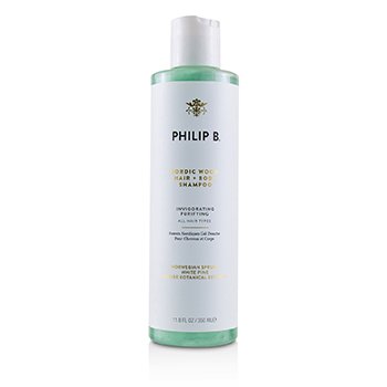 Philip B Nordic Wood Champú de Cabello + Cuerpo (Purificante Vigorizante - Todo Tipo de Cabello)