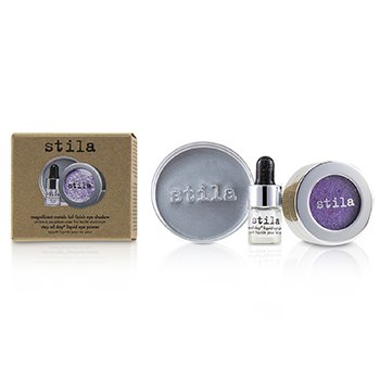 Magnificent Metals Foil Finish Sombra de Ojos Con Mini Primer Líquido de Ojos Duradero - # Metallic Violet