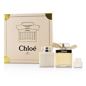 Chloe Coffret: Eau De Parfum Spray 75ml/2.5oz + Loción Corporal Perfumada 100ml/3.4oz + Eau De Parfum 5ml/0.17oz