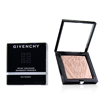 Iluminador facial en polvo brillante Teint Couture - # 01 Shimmery Pink