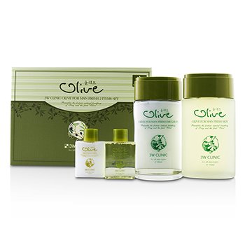 Set Para Hombre Oliva: 2x Piel Fresca, 2x Emulsión Fresca