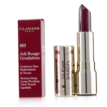 Joli Rouge Gradation Lipstick (Moisturizing Long Wearing Two Toned Lipstick) - # 803 Plum Gradation