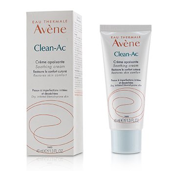 Clean-Ac Crema Calmante - Para Piel Seca, Irritada, Propensa a Manchas