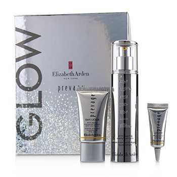 Set Anti-Aging Glow: Suero Diario 50ml + Crema Hidratante SPF30 15ml + Suero de Ojos 5ml