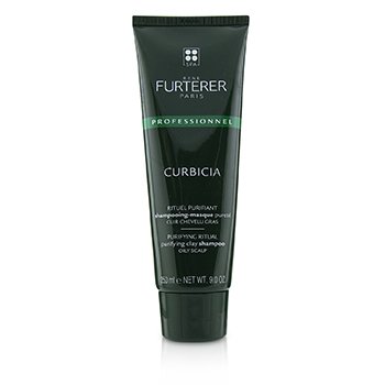 Rene Furterer Curbicia Purifying Ritual Champú de Arcilla Purificante - Cuero Cabelludo Graso (Producto Salón)