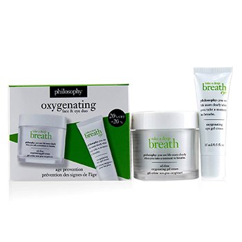 Take A Deep Breath Oxygenating Dúo de Rostro & Ojos: Gel Crema Facial 60ml + Gel Crema de Ojos 15ml