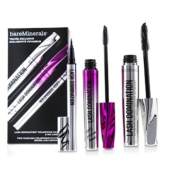 Lash Domination Máscara Voluminizante & Tinte Delineador Trío (2x Máscara, 1x Delineador de Ojos)