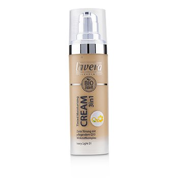 Crema Hidratante con Tinte 3 En 1 Con Q10 - # 01 Ivory Light