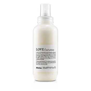 Davines Love Primer de Rizos (Lovely Preparación de Leche Para Cepillado Anti-Humedad Hidratante de Rizos Para Cabello Ondulado o Rizado)