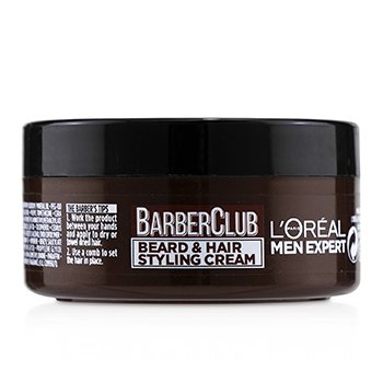 Men Expert Barber Club Crema de Peinar de Barba & Cabello