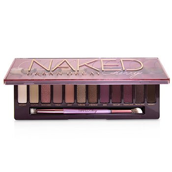 Paleta Naked Cherry Sombra de Ojos: 12x Sombras de Ojos, 1x Brocha de Doble Punta