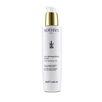 Sothys Clarity Leche Limpiadora - Para Piel Con Capilares Frágiles, Con Extracto de Hamamelis