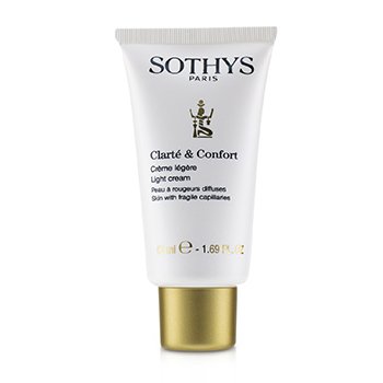 Sothys Clarte & Comfort Crema Ligera - Para Piel Con Capilares Frágiles