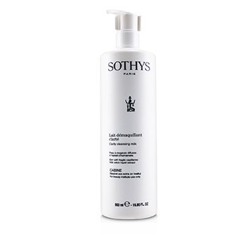 Sothys Clarity Leche Limpiadora - Para Piel Con Capilares Frágiles, Con Extracto de Hamamelis (Tamaño Salón)