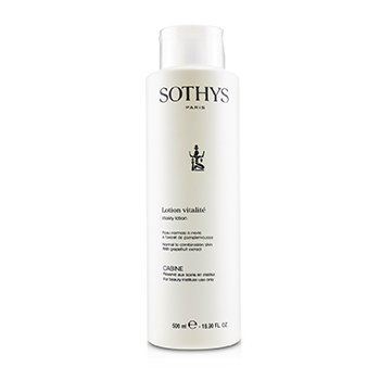 Sothys Vitality Loción - Para Piel Normal a Mixta, Con Extracto de Pomelo  (Tamaño Salón)