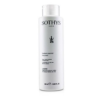 Sothys Purity Loción - Para Piel Mixta a Grasa, Con Extracto de Iris (Tamaño Salón)