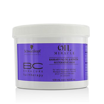 BC Bonacure Oil Miracle Barbary Fig Oil & Keratin Restorative Mascarilla - Para Cabello Muy Seco y Frágil (Fecha Vto.: 02/2020)