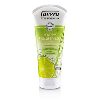 Lavera Jabón Corporal - Happy Freshness Organic Lime & Organic Lemongrass)
