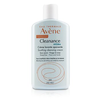 Avene Cleanance HYDRA Crema Limpiadora Calmante - Para Piel Propensa a Manchas Seca e Irritada por Tratamientos