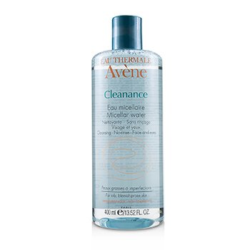 Avene Cleanance Agua Micelar (Para Rostro & Ojos) - Para Piel Grasa, Propensa a Manchas