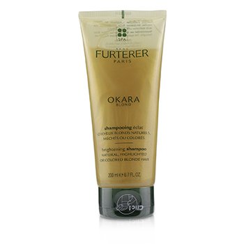 Rene Furterer Okara Blond Blonde Radiance Ritual Champú Iluminante - (Cabello Rubio Natural, Tinturado o Iluminado)