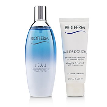 L'Eau Coffret: Eau de Toilette Spray 100ml/3.38oz + Leche de Ducha Limpiadora 75ml/2.53oz