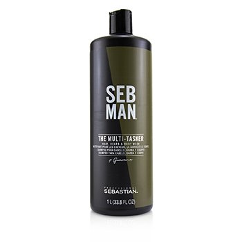 Seb Man El Multi-Tarea (Jabón de Cabello, Barba & Cuerpo)